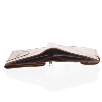 Pánská kožená peněženka světle hnědá - Delami Armando