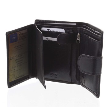 Pánská kožená peněženka černá - Delami Armando