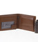Pánská kožená peněženka koňaková - Delami Francisco