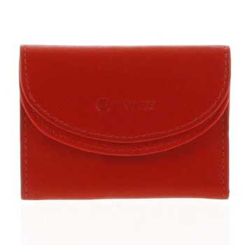 Malá kožená peněženka červená - Diviley Akili M