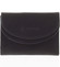 Malá kožená peněženka černá - Diviley Akili M