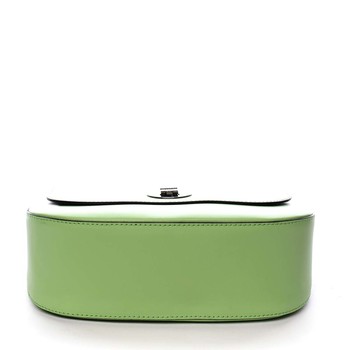 Dámská kožená kabelka pastelově zelená - ItalY Agustina