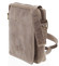 Pánská kožená crossbody taška taupe - WILD Yander