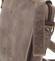 Pánská kožená crossbody taška taupe - WILD Yander