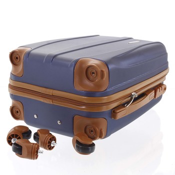 Pevný tmavě modrý cestovní kufr - Ormi Othelo XS