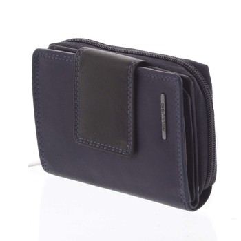 Dámská kožená peněženka modro černá - Bellugio Eurusie