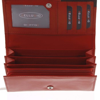 Dámská kožená peněženka červená - Bellugio Abdona
