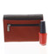 Dámská kožená peněženka červeno černá - Bellugio Averi