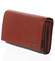 Dámská kožená peněženka černo červená - Bellugio Averi