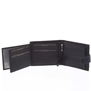 Pánská kožená peněženka černá - Bellugio Brys