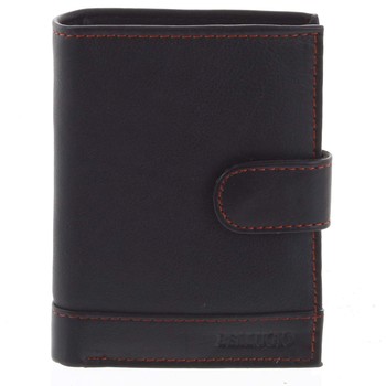 Pánská kožená peněženka černo červená - Bellugio Garner