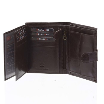 Pánská kožená peněženka čokoládově hnědá - Bellugio Denis