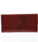 Luxusní dámská kožená peněženka červená - Ellini Amity