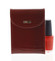 Luxusní kožené pouzdro na karty červené - Ellini Cher