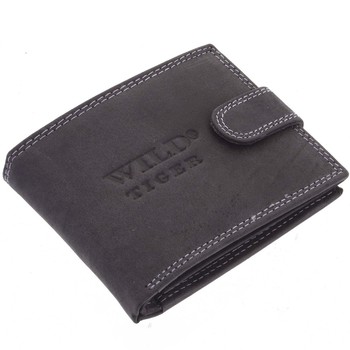 Pánská kožená peněženka černá - WILD 2800