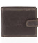 Pánská kožená peněženka tmavě hnědá - WILD 2800