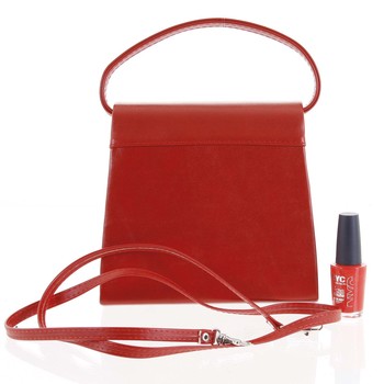 Luxusní dámské psaníčko/kabelka červené - Delami Viseria