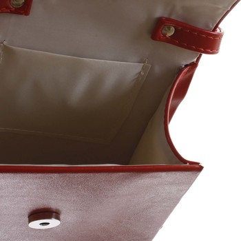 Luxusní dámské psaníčko/kabelka červené - Delami Viseria