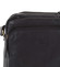 Pánská kožená crossbody taška černá - WILD Jesualdo