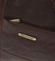 Pánská kožená taška na doklady hnědá - SendiDesign Eser