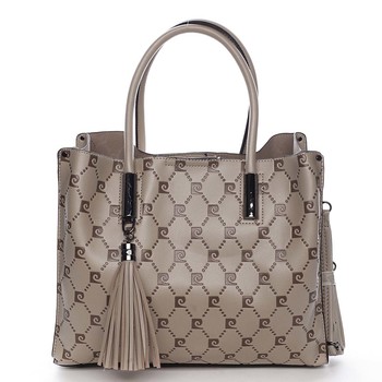 Dámská kabelka tmavě béžová - Pierre Cardin Benazir