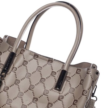 Dámská kabelka tmavě béžová - Pierre Cardin Benazir