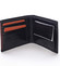 Pánská kožená peněženka černá - Pierre Cardin Ludmar Rosso
