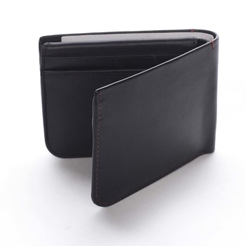 Pánská kožená peněženka černá - Pierre Cardin Tilak Red