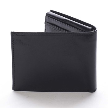Pánská kožená peněženka černá - Pierre Cardin Mack Rosso