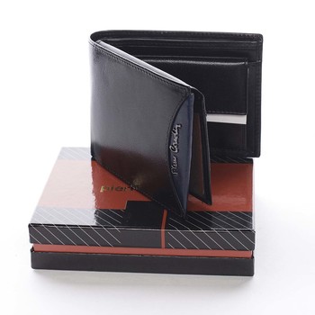 Pánská kožená peněženka černá - Pierre Cardin Mack Blue