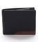 Pánská kožená peněženka černá - Pierre Cardin Mikel Rosso