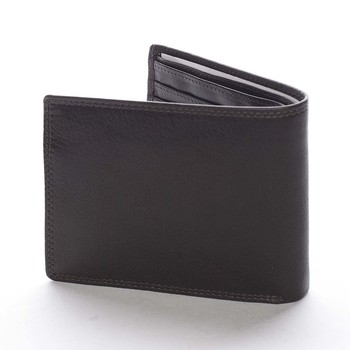Pánská kožená peněženka tmavě hnědá - Pierre Cardin Wame