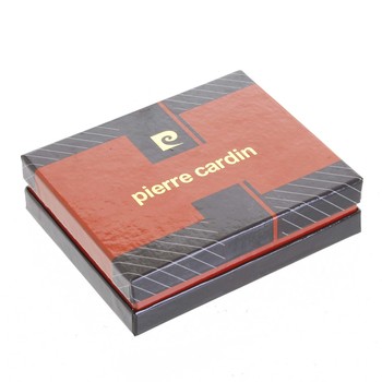 Kožené pouzdro na kreditní karty černé - Pierre Cardin 2900 Rosso