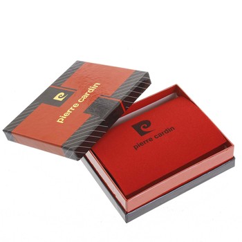 Kožené pouzdro na kreditní karty černé - Pierre Cardin 2900 Blu