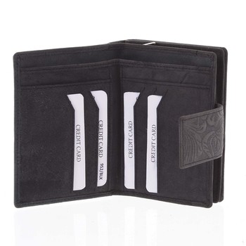 Dámská kožená peněženka antracitová - Tomas Intya