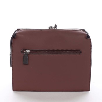 Dámská crossbody kabelka vínová - David Jones Brite