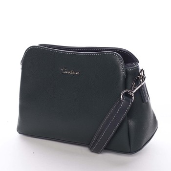 Dámská crossbody kabelka tmavě zelená - David Jones Hame