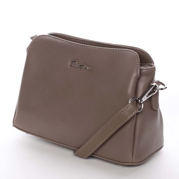 Dámská crossbody kabelka tmavá camel - David Jones Hame