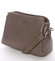 Dámská crossbody kabelka tmavá camel - David Jones Hame