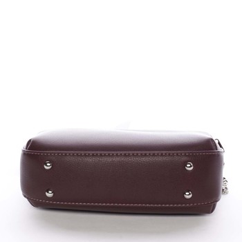 Dámská crossbody kabelka tmavá vínová - David Jones Beatriz