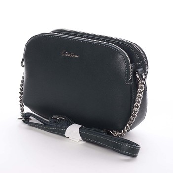 Dámská crossbody kabelka tmavě zelená - David Jones Beatriz