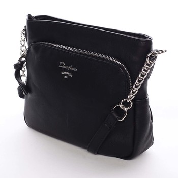 Dámská crossbody kabelka černá - David Jones Imani