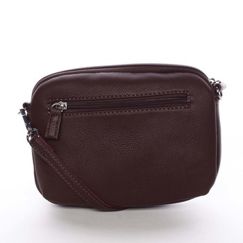 Malá dámská crossbody kabelka tmavě fialová - David Jones Berivan 