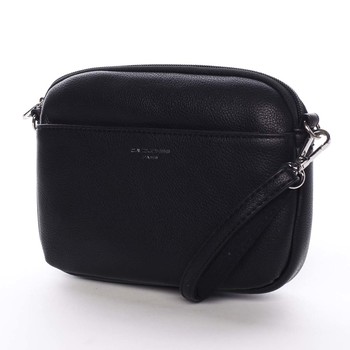 Malá dámská crossbody kabelka černá - David Jones Berivan 