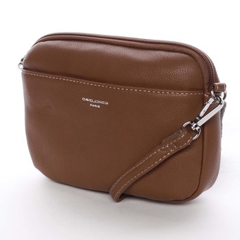 Malá dámská crossbody kabelka koňaková - David Jones Berivan 