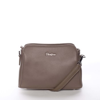 Dámská crossbody kabelka tmavá camel - David Jones Hame