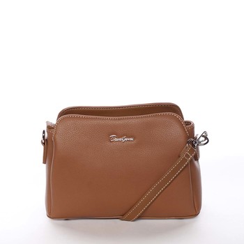 Dámská crossbody kabelka koňaková - David Jones Hame