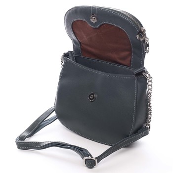 Dámská crossbody kabelka tmavě zelená - David Jones Yakira