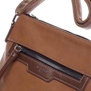 Dámská crossbody kabelka koňaková - David Jones Rhona 