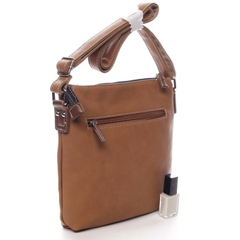 Dámská crossbody kabelka koňaková - David Jones Rhona 